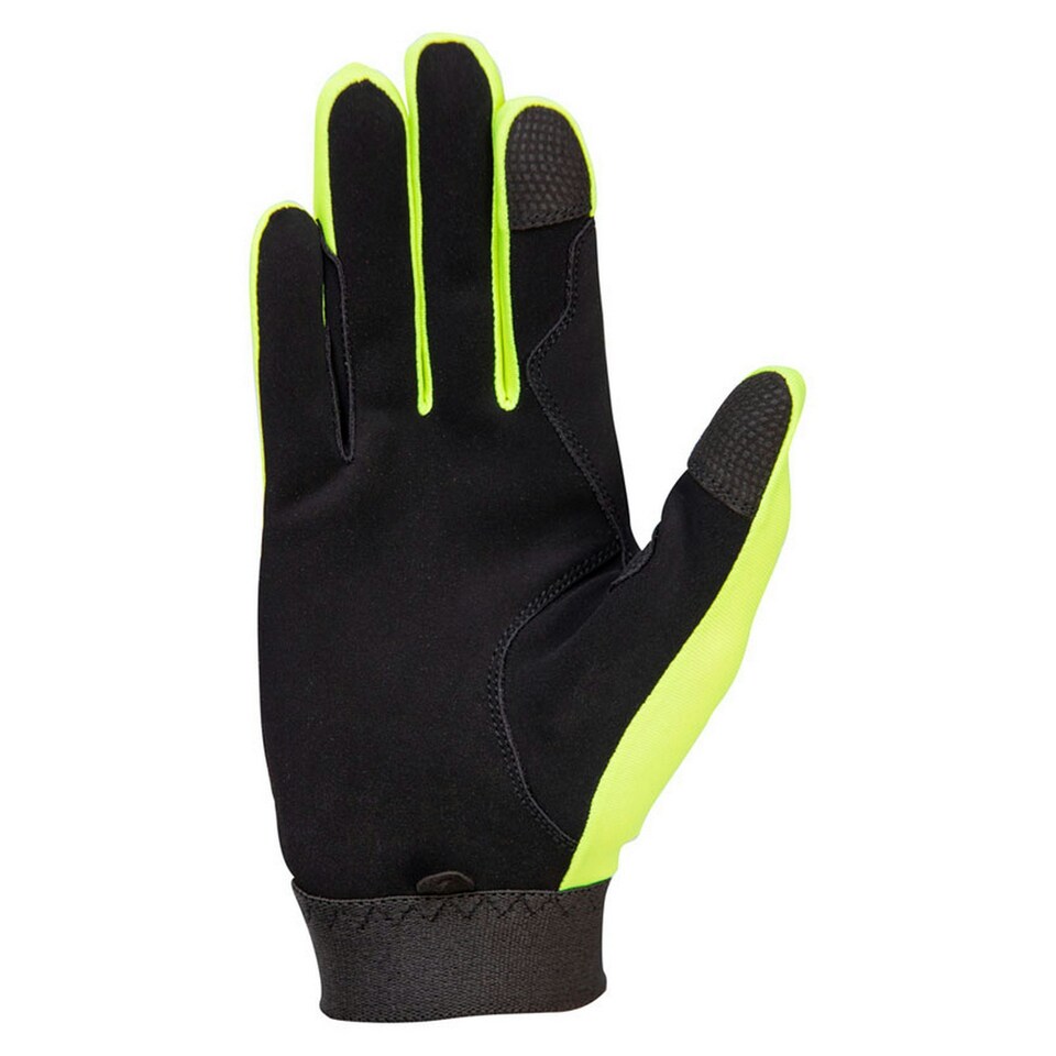image 1 of Hy Unisex Adult Riding Gloves - Reflective Yellow - M Green | M
