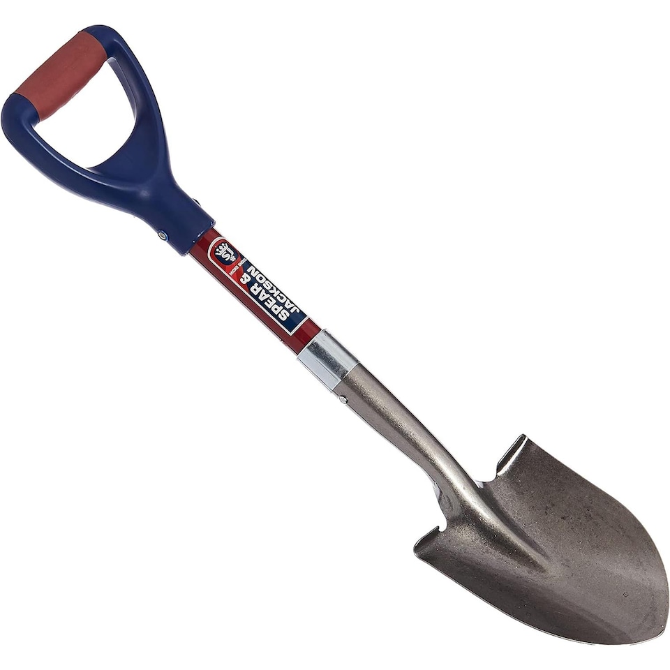 image 1 of Spear & Jackson Micro Shovel, Round Mouth Ideal for Working in Confined Spaces