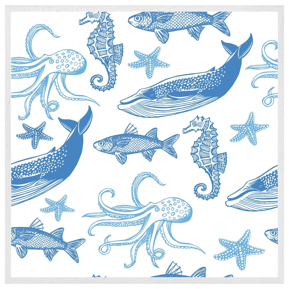 image 1 of Sealife (Picture Frame) White | L