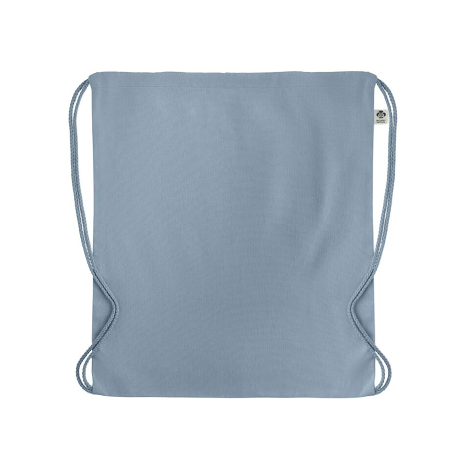 image 1 of MidOcean Yuki Organic Cotton Drawstring Bag - Baby Blue - One Size Blue