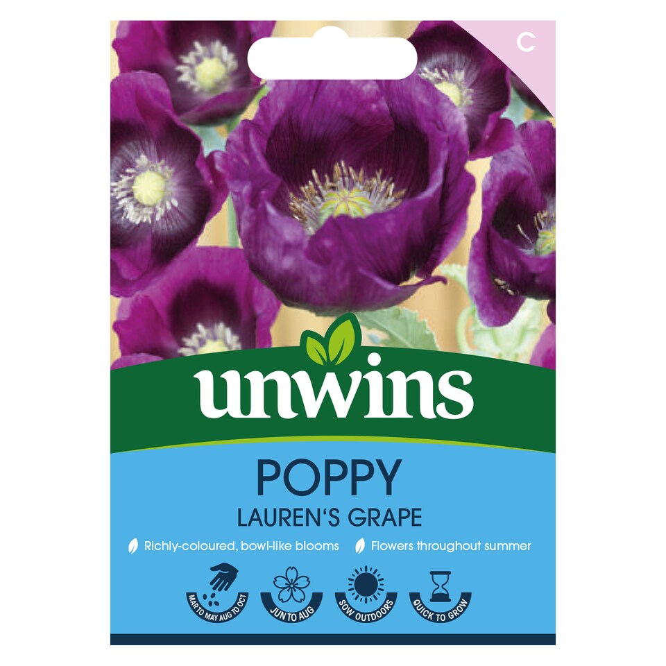 image 1 of Poppy Laurens Grape | Multi | Purple | Flower Seeds | 1