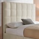 image 3 of 5ft King Size Ivory White,Tall Headend Headboard Soft Fabric Boucle Upholstered Bed Frame