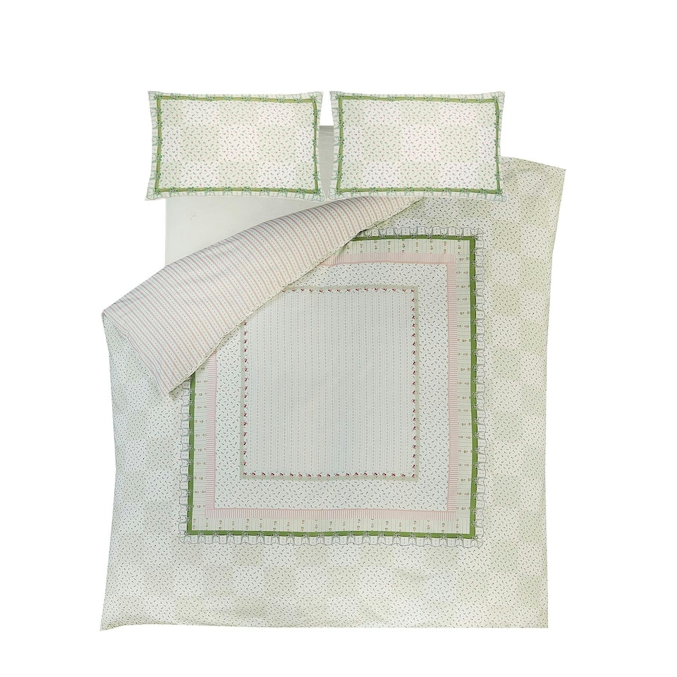 image 1 of Cath Kidston Archive Book Pistachio Duvet Cover Set Green | King