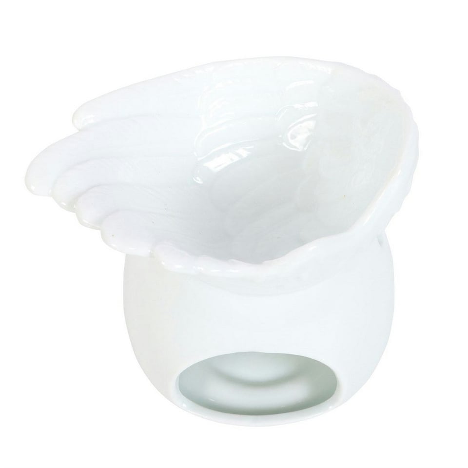 image 1 of Something Different Angel Wings Oil Burner - White - One Size (UTSD5569)