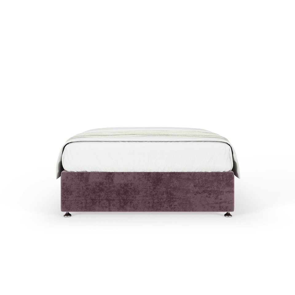 image 1 of Ortho Classic Orthopaedic Mauve Naples Velvet Divan Set Single