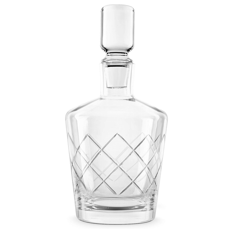 image 1 of Final Touch On The Rock Glass Etched Decanter Set