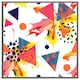 image 4 of Maple leaves & geometric patterns (Picutre Frame) Brown | Oak | S