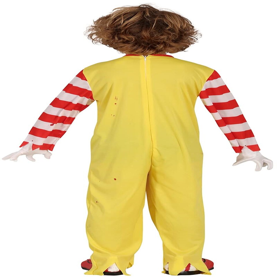 image 1 of Fancy Dress Child Burger Clown Costume - 3-4 Years