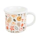 image 3 of Something Different Autumn Leaves And Pumpkins Mug - White/Orange/Red - One Size