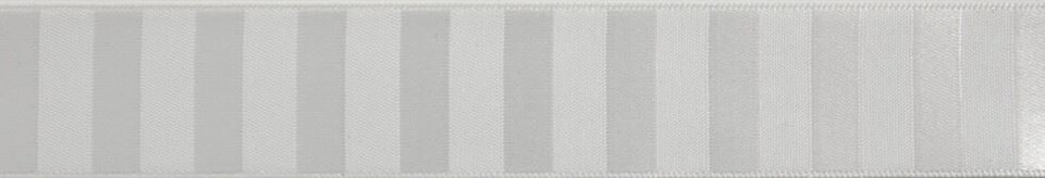 Berisfords White  25mm Tiger Ribbon for Dressmaking - per metre