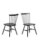 image 1 of Riano Dining Chairs in Black Set of 2