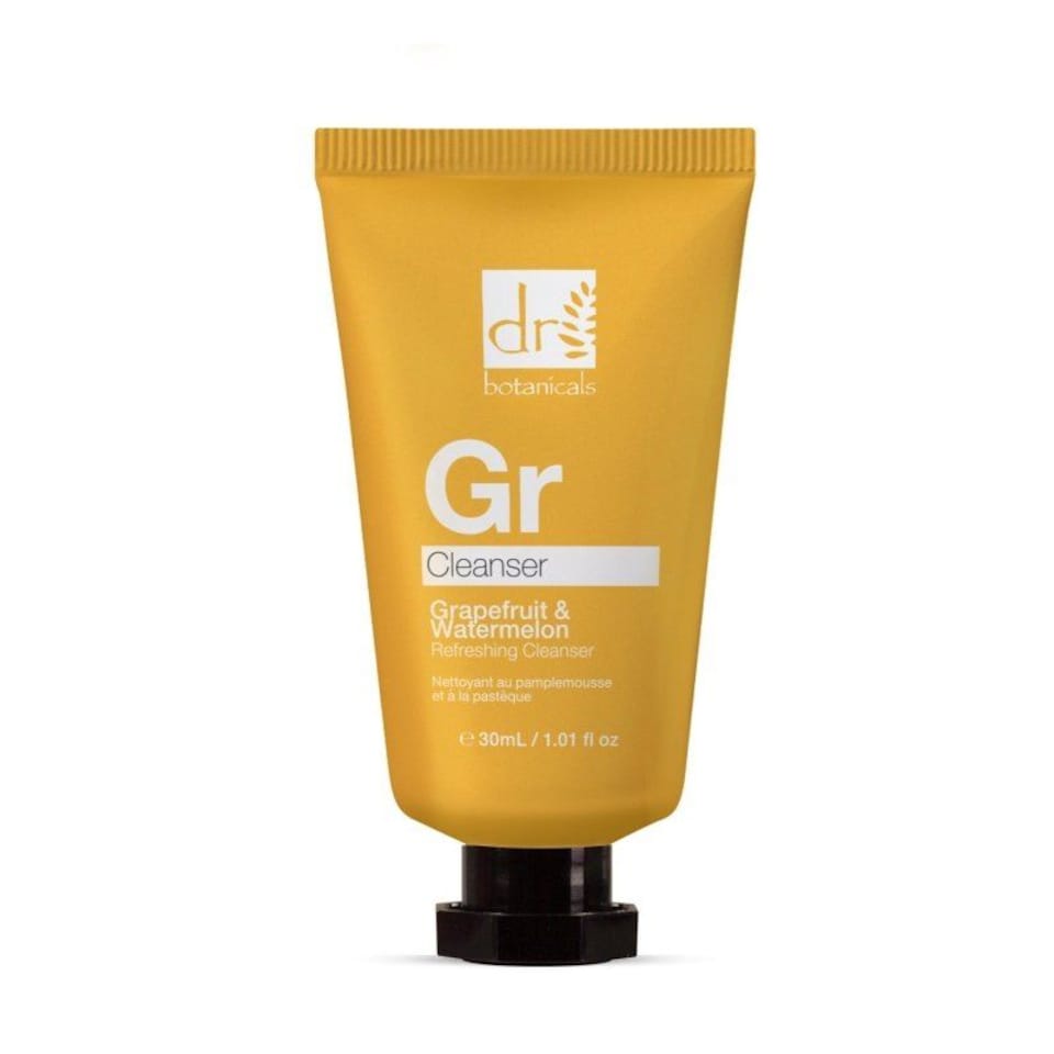 image 1 of Dr. Botanicals Advanced Grapefruit & Watermelon Anti-Ageing Refreshing Cleanser 30ml for Fine Lines, Wrinkles, Brightening