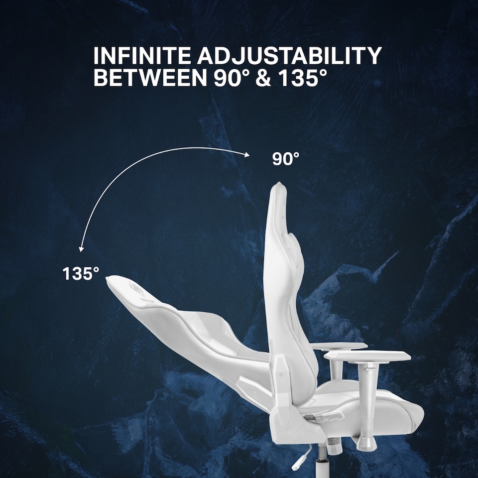 image 1 of Deltaco Gaming DC210 Gaming Chair - White