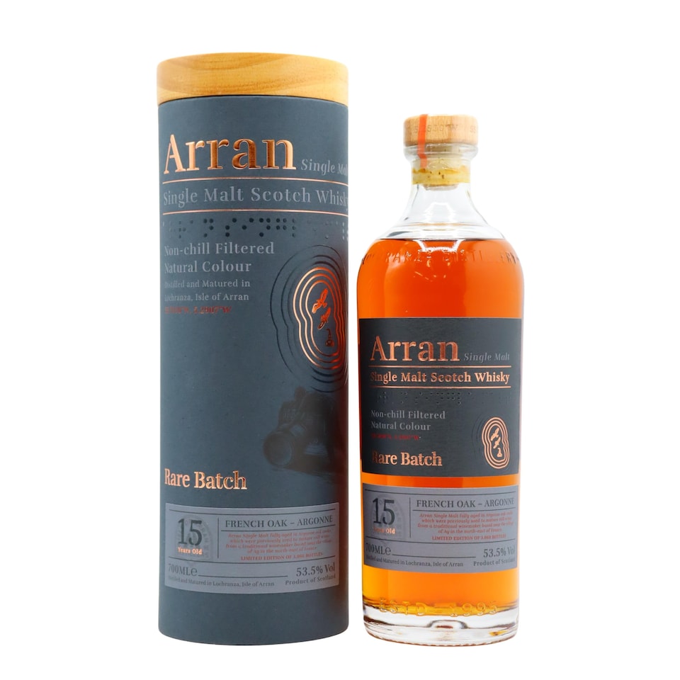 Arran - Rare Batch French Oak Argonne Single Malt Scotch 15 year old Whisky