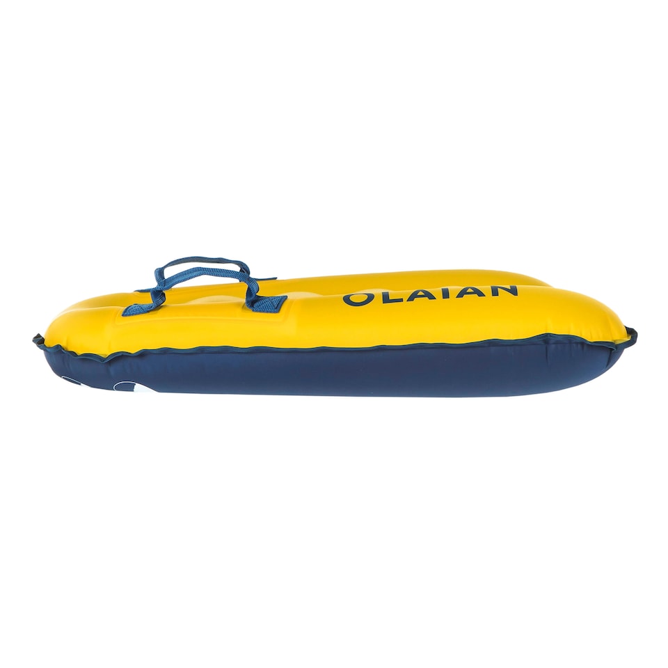 image 1 of Decathlon Kids' Discovery Inflatable Bodyboard - Yellow 4-8 years (15-25 kg)