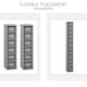 image 5 of HOMCOM Set of 2 CD Storage Units with Adjustable Shelves Grey