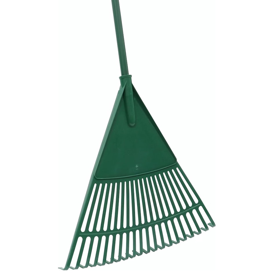 Telescopic 20 Tooth Plastic Garden Leaf Rake Lightweight Lawn Debris ...