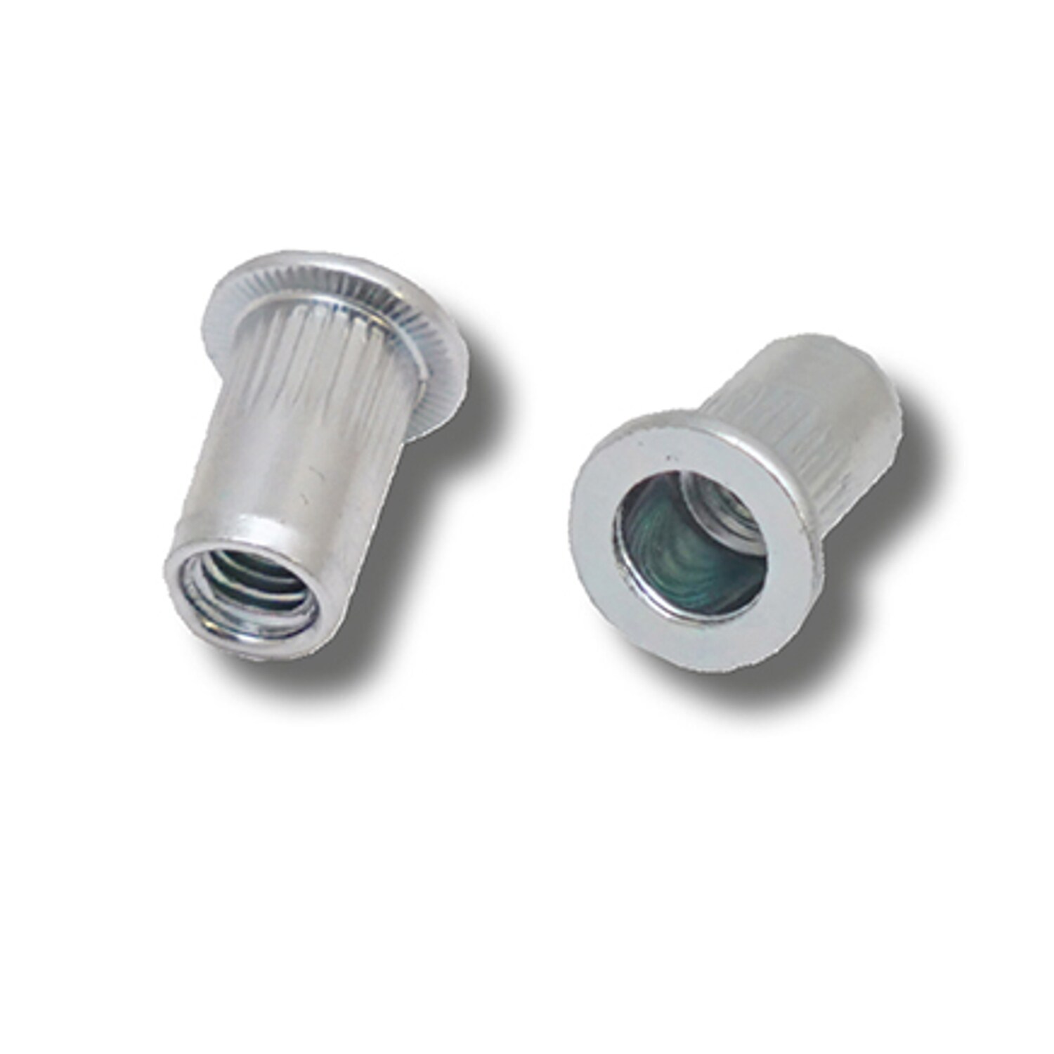 JRP Riveting Products M8 x 18.5 Steel Rivet Nuts in Silver