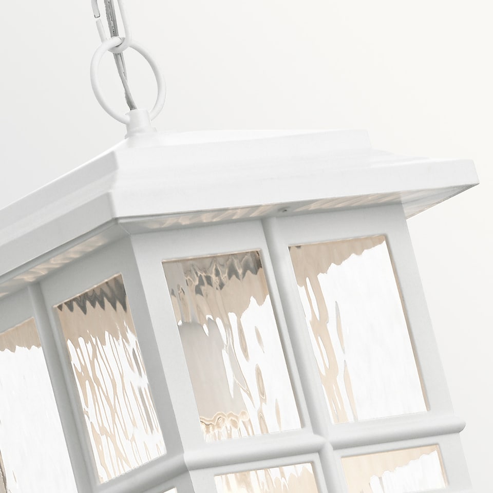 image 1 of Beacon Outdoor 1 Light Chain Lantern, White, IP44, E27