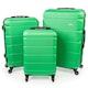 image 2 of A2B Exodus 30 Inch Hard Shell Hold Suitcase, 4 Wheel Travel Luggage - Green
