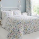 image 1 of D & D Sweetpea Floral Bedspread Lilac