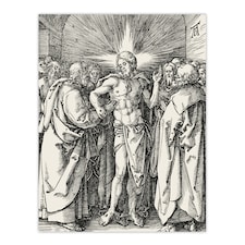Doubting Thomas Bible Scene Albrecht Durer Wall Art Poster Print 12X16"