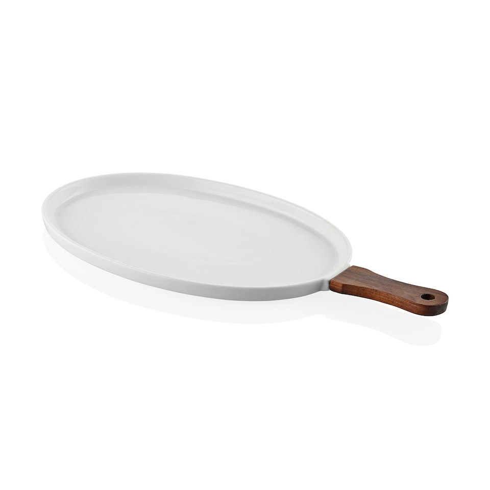 image 1 of Woody Collection Porcelain Serving Board