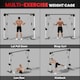 image 3 of SPORTNOW Cable Crossover Machine for Full Body Strength Training