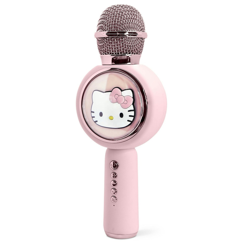 image 1 of Hello Kitty Karaoke Microphone and Wireless Speaker with LED Lights