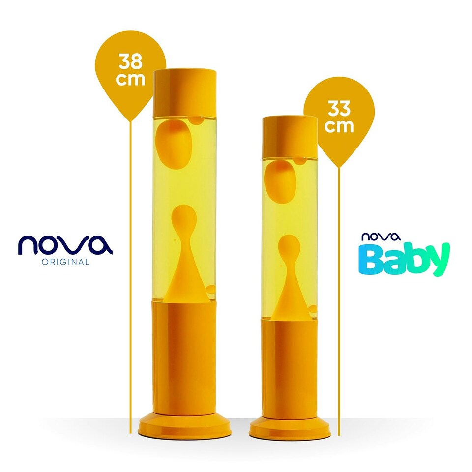 image 1 of Nova Baby Yellow Liquid & Orange Wax Yellow