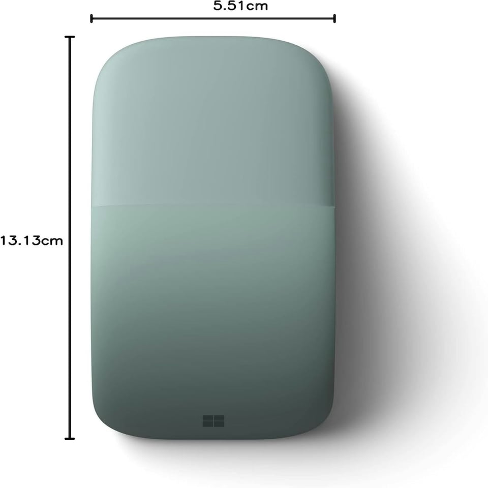 image 1 of Microsoft Arc Mouse Wireless Bluetooth Sage Green - ELG-00052 ELG-000-ARC-SAGE