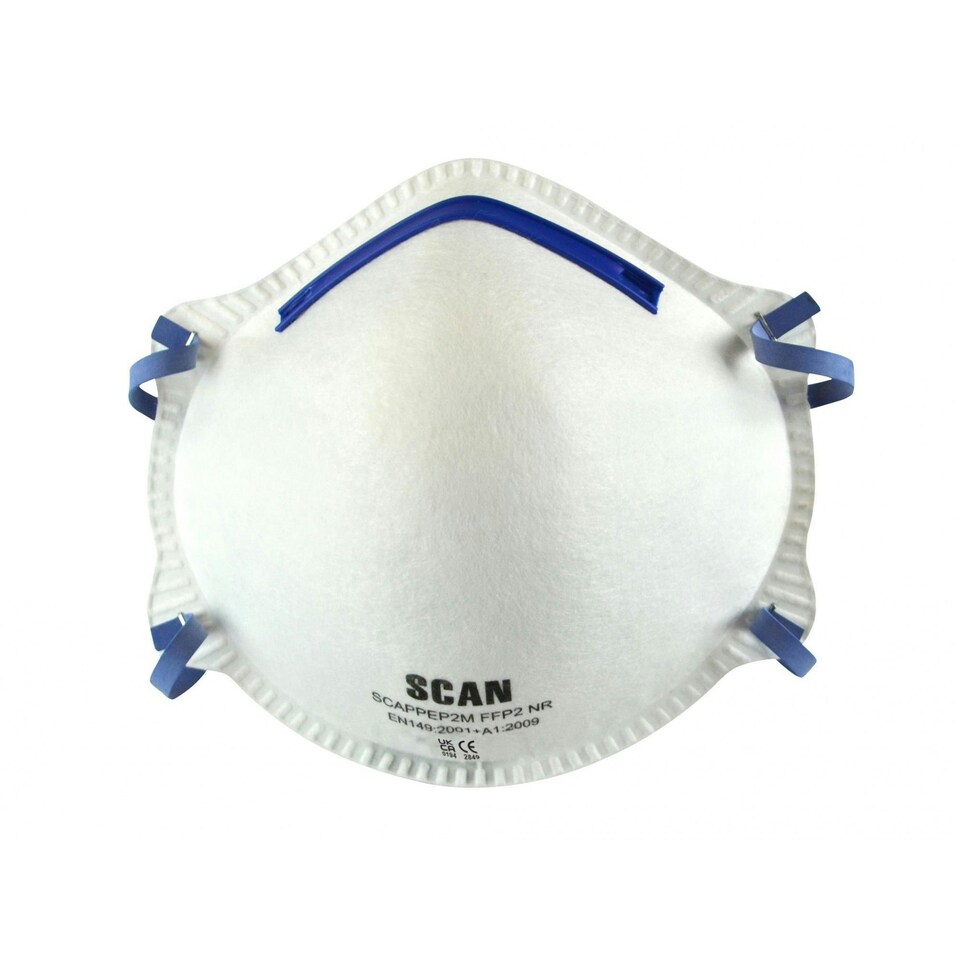 image 1 of Scan Moulded Disposable Mask - Multi Colour - Pack of 3