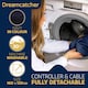 image 5 of Dreamcatcher Navy Blue Soft Microfleece & Sherpa Electric Blanket Heated Throw 160x120cm | Blue | Blue | One Size | 1