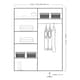 image 5 of Sliding Wardrobes 4u High Gloss Sliding Door Wardrobe with Full Mirror - 150cm 180cm and 203cm | Black | Black 200cm