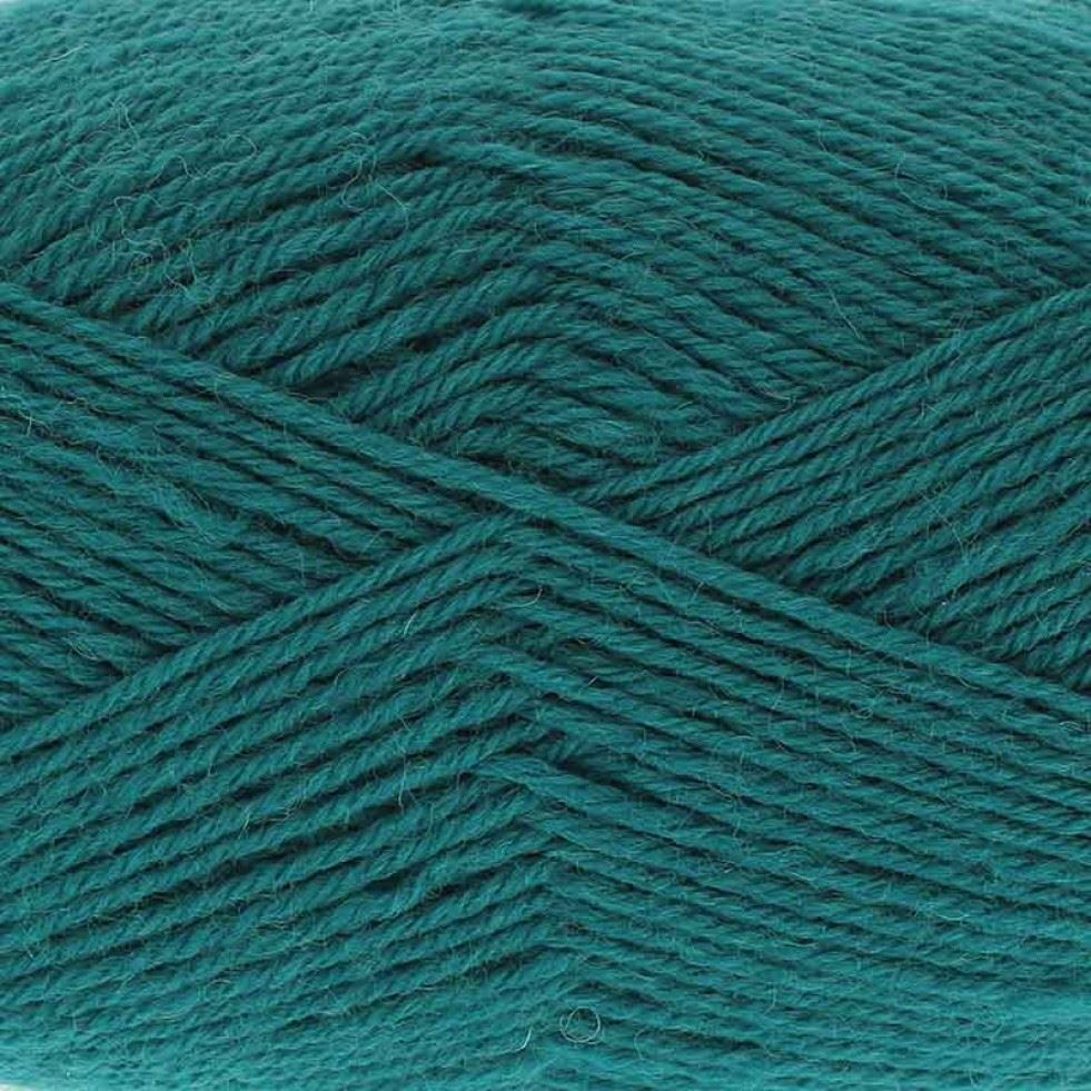 King Cole Turquoise Merino Blend 4 Ply Yarn (Value Pack 12 x 50g Balls) For Crochet, Knitting - 180m per ball