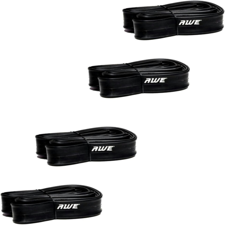 image 1 of AWE Set x 4 Butyl Rubber 24" MTB/E-Bike Inner Tube 24 x 1.75-2.125 Schrader Valve