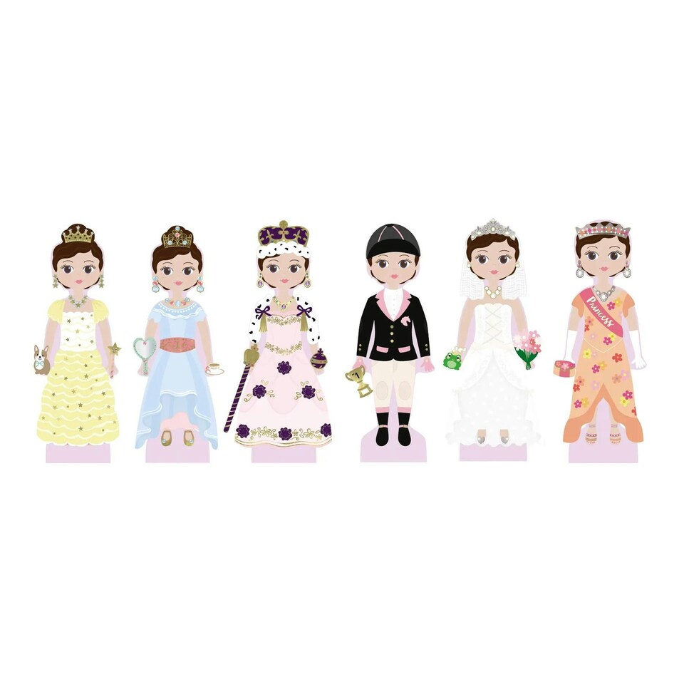 image 1 of Floss & Rock Magnetic Dress Up Doll - Charlotte