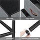 image 4 of Yaheetech Vertical Storage Organizer with 4 Drawers Dark Grey Grey | Dark Grey