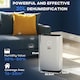 image 7 of HOMCOM 20L/Day Portable Quiet Dehumidifier for Home, Electric Air De-Humidifier