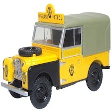 Oxford Diecast Land Rover Series I 88 inch Canvas AA Highland Patrol