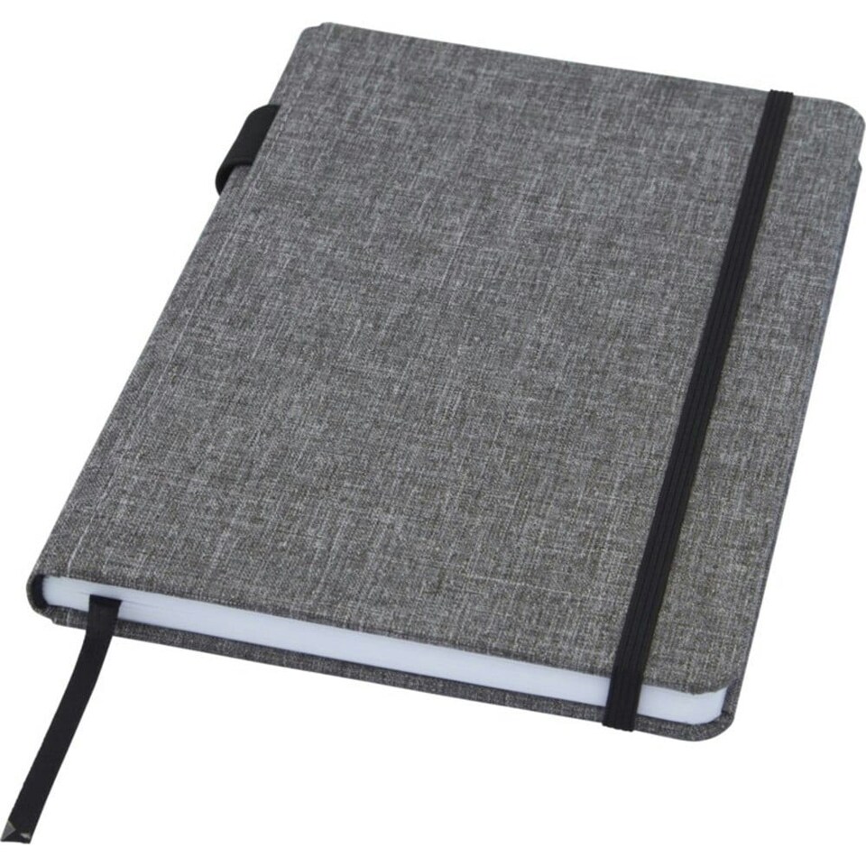 image 1 of Marksman Orin Recycled Polyester A5 Notebook - Grey Heather - A5