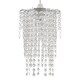 image 1 of First Choice Lighting Cleared Jewelled Waterfall Light Shade Clear | Chrome