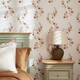 image 1 of Trailing Eucalyptus Wallpaper in Autumn Browns and Oranges Multi