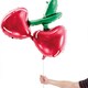 image 2 of Glossy Cherries Giant Helium Foil Balloon 88cm / 35 in