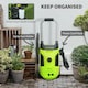 image 6 of Outsunny 1800W Power Washer 150 Bar Pressure with Adjustable Nozzle, Green