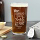 image 2 of Personalised By Par Pint Glass & Bottle Opener Clear