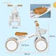 image 5 of AIYAPLAY Kids Balance Bike for 1-3 Years Old, No Pedal Toddler Balance Bike with Adjustable Seat, Silent Wheels, Training Bike for Boys and Girls, White