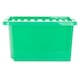 image 3 of Wham Crystal 5 x 28L Stackable Plastic Storage Boxes with Lids Green