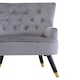 image 5 of Interiors by Premier Grey Velvet Tufted Chair, High quality Velvet Dining Chair, HighBack Grey Accent Armchair