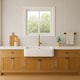 image 8 of Dove Grey Gloss Metro Tiles (150 Pack-3 Box-3m2 Coverage)-Sink-Premium Ceramic Wall Finish-Inspired by NYC Subway & SoHo Style